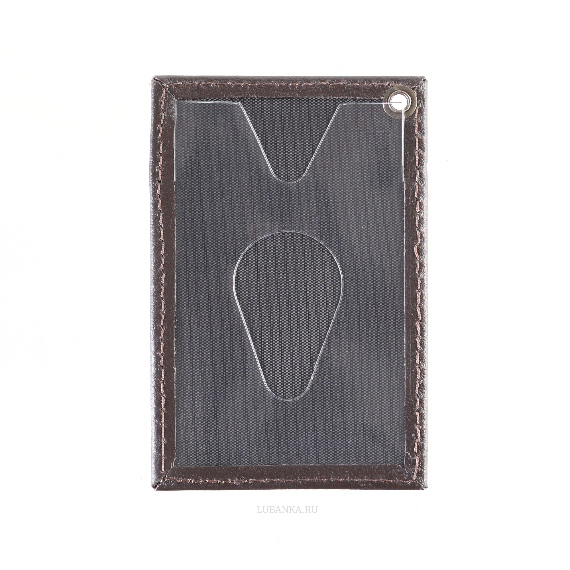 Картхолдер односторонний Администрация Президента коричневый