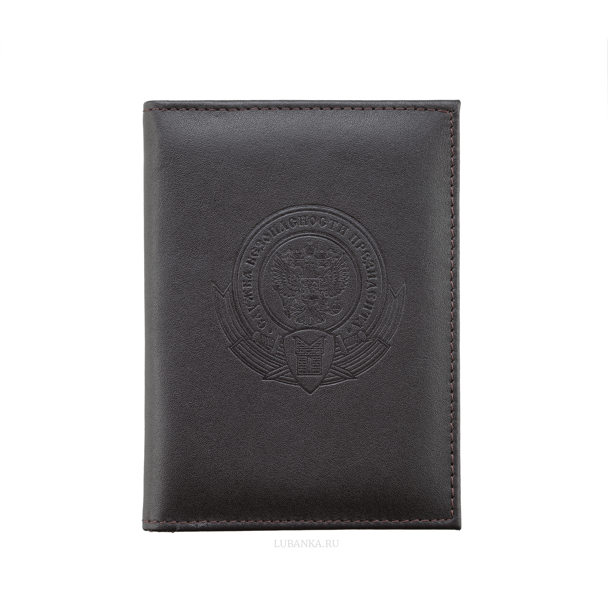 Обложка для автодокументов СБП с картхолдером коричневая