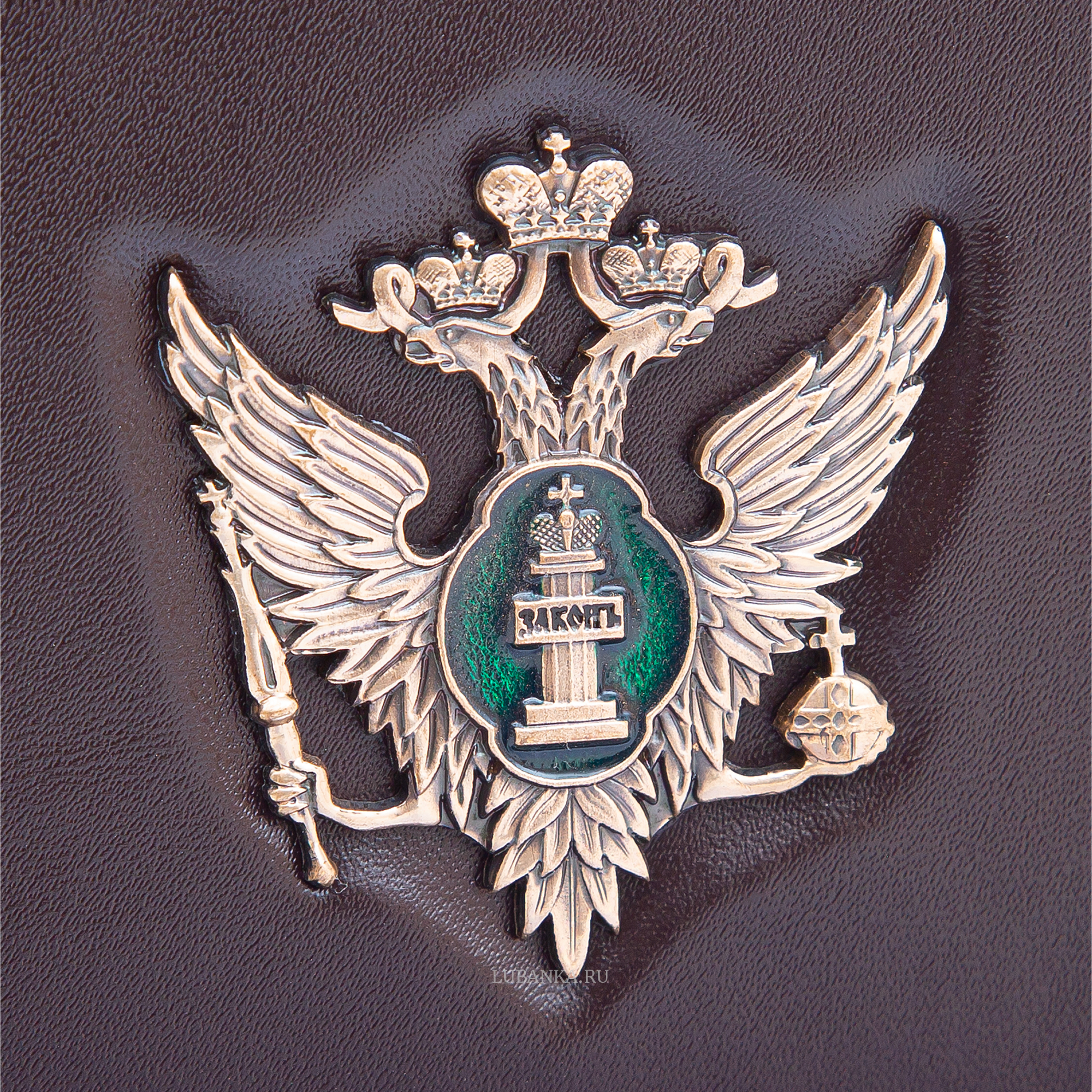 Обложка для автодокументов и удостоверения МинЮст с жетоном бордовая