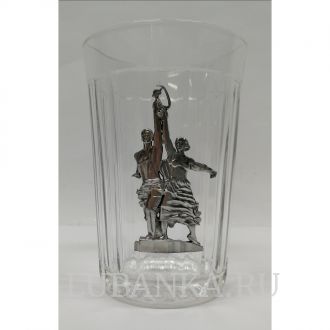 Стакан для воды «Рабочий и Колхозница»