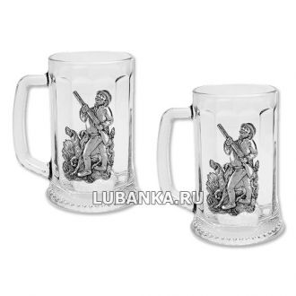 Пивная кружка «Охотник с трофеем»