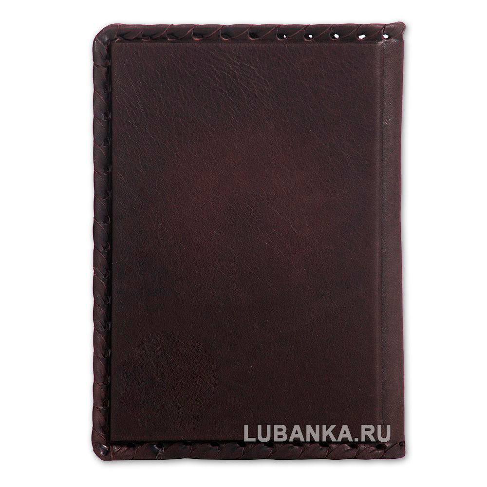 Обложка для паспорта «Танковые войска», бордовая