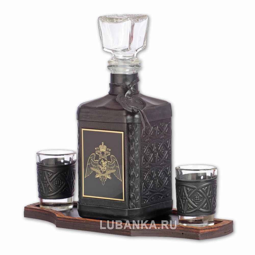 Набор для водки «Росгвардия» чёрный