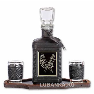 Набор для водки «Уголовный розыск» чёрный