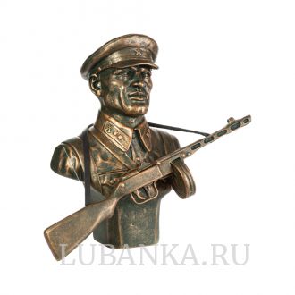 Статуэтка для интерьера «Бюст советского пограничника»