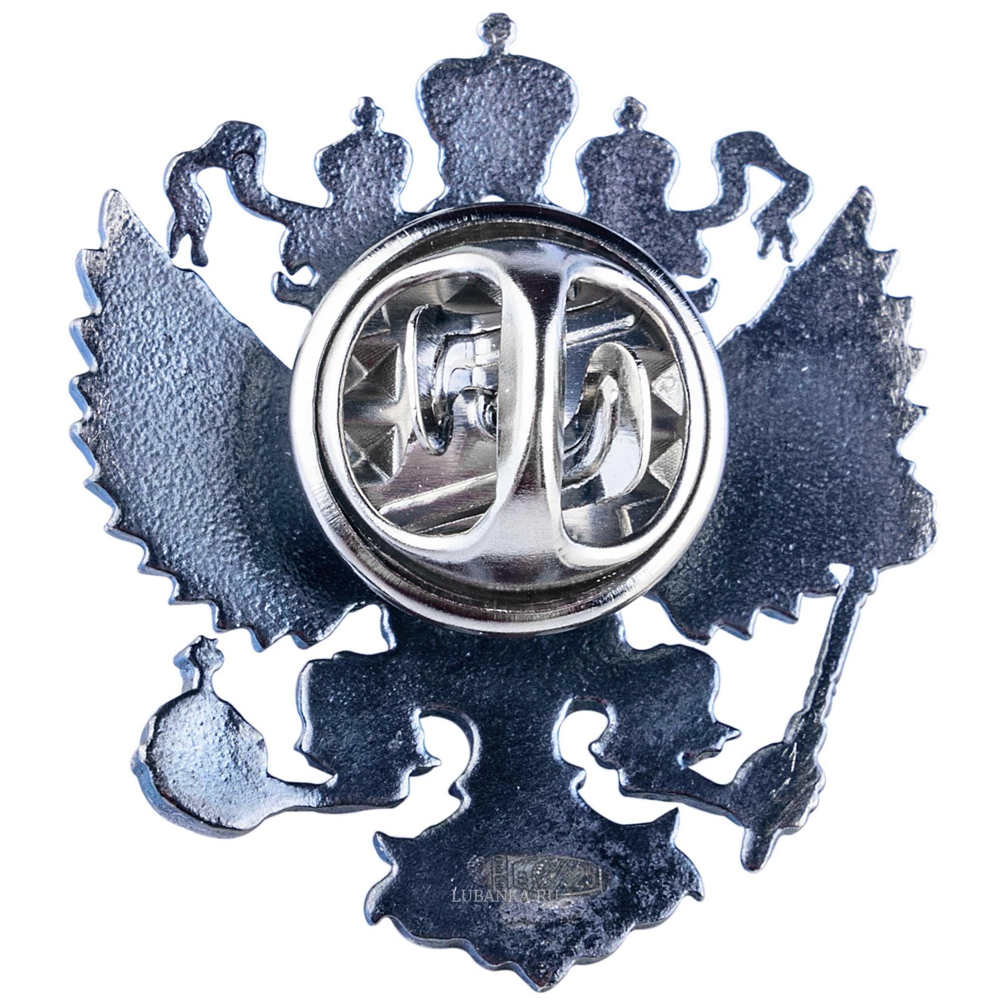 Значок Герб России серебро