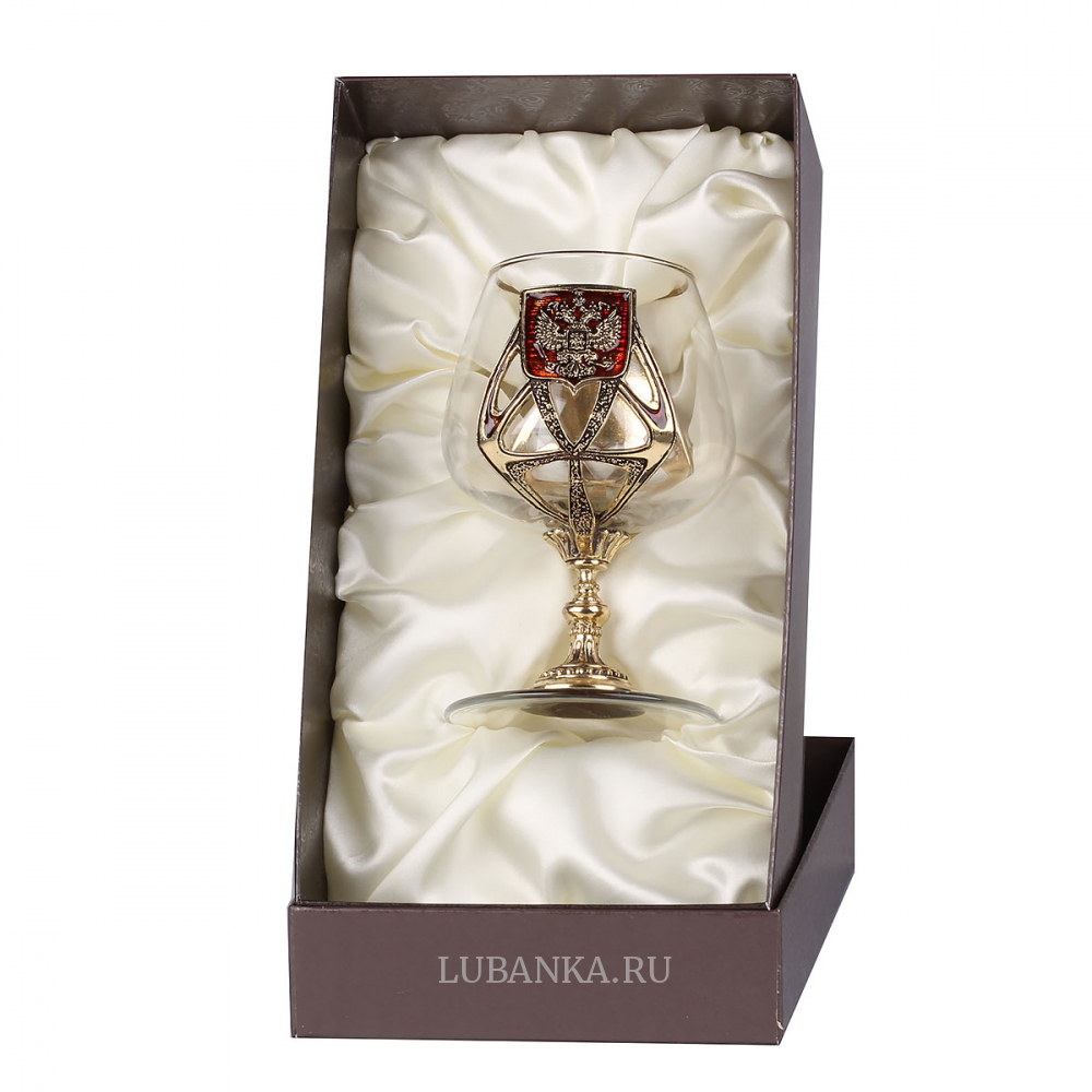 Бокал для коньяка «Герб России»