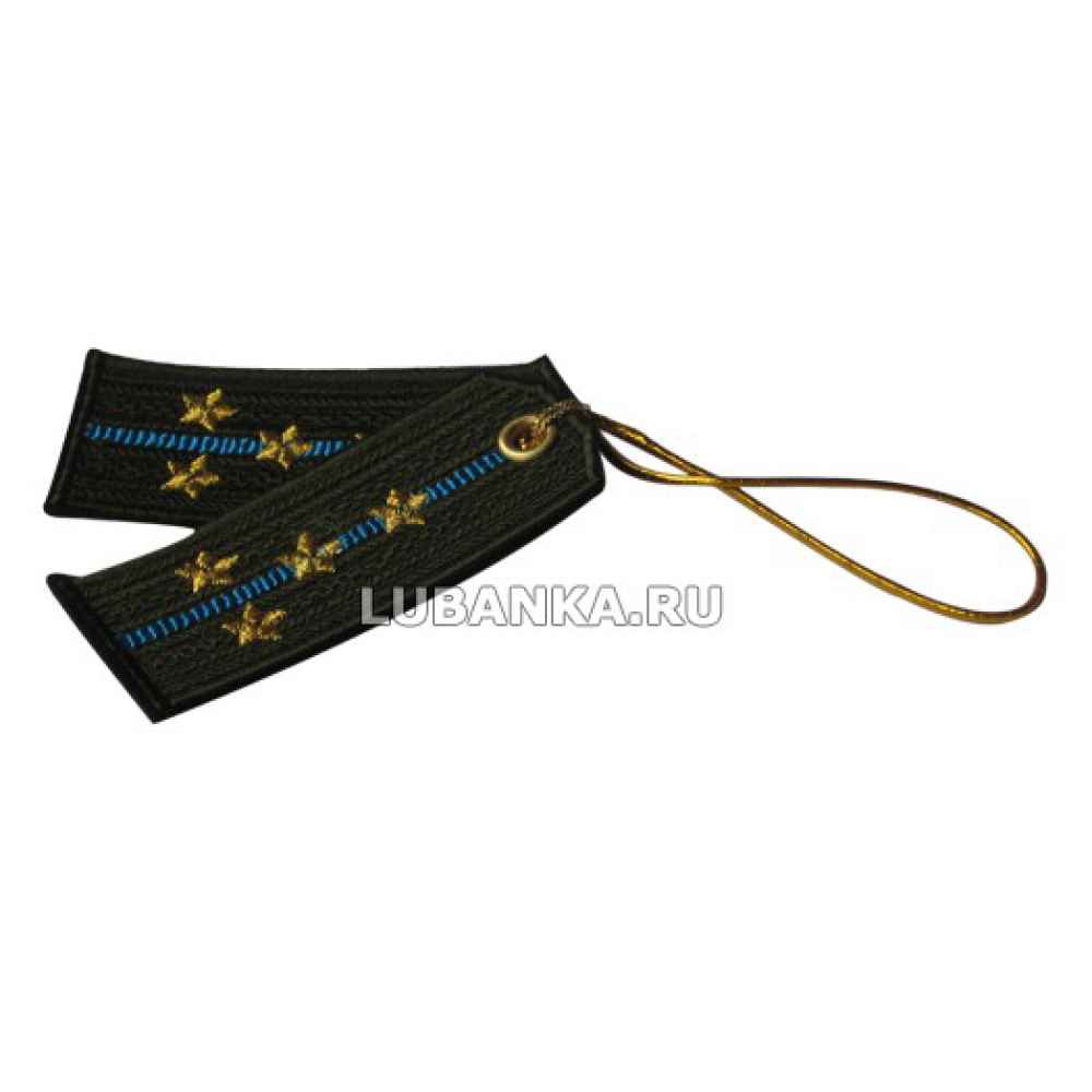 Брелок вышитый «Погон капитана», ВДВ