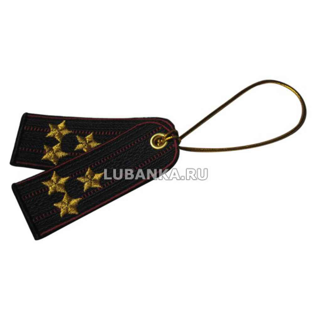 Брелок вышитый «Погон полковника», ФСИН