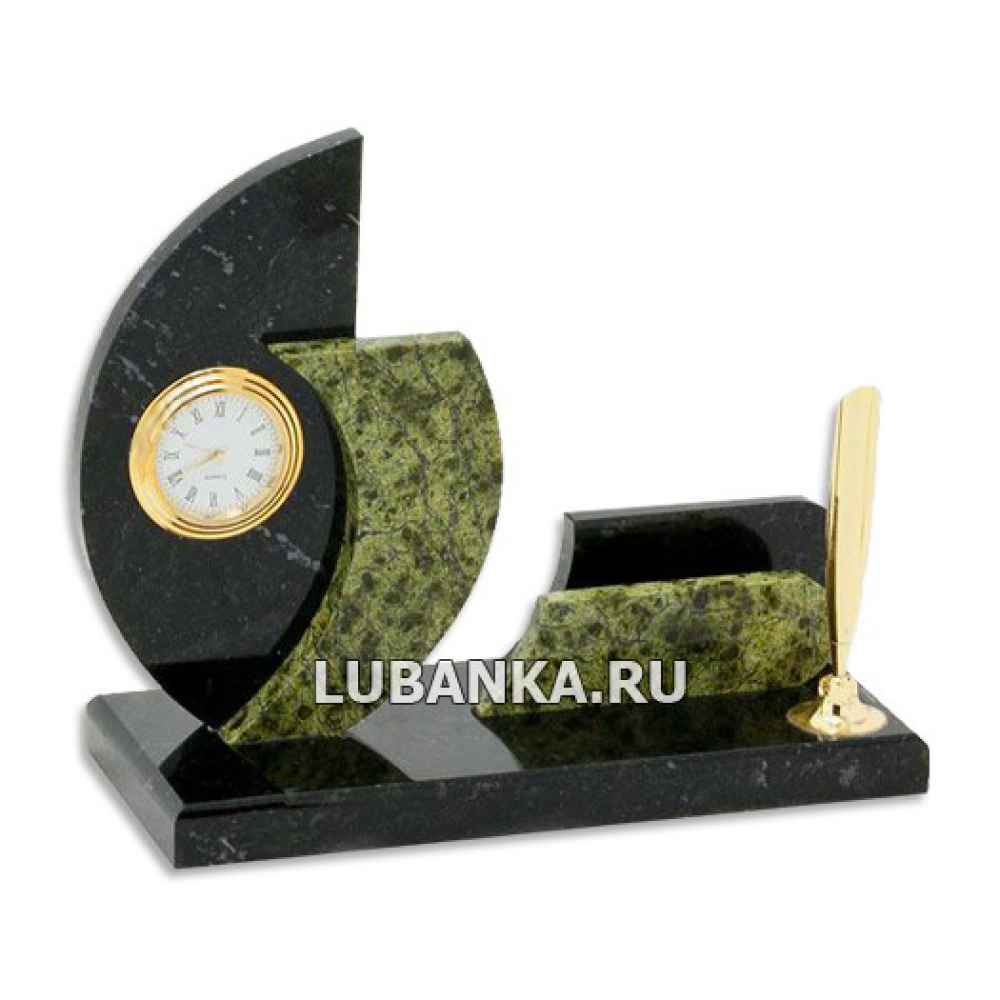 Настольный набор для руководителя «Парус» из камня