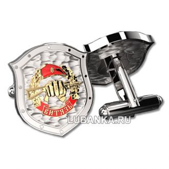 Запонки «Витязь», серебро