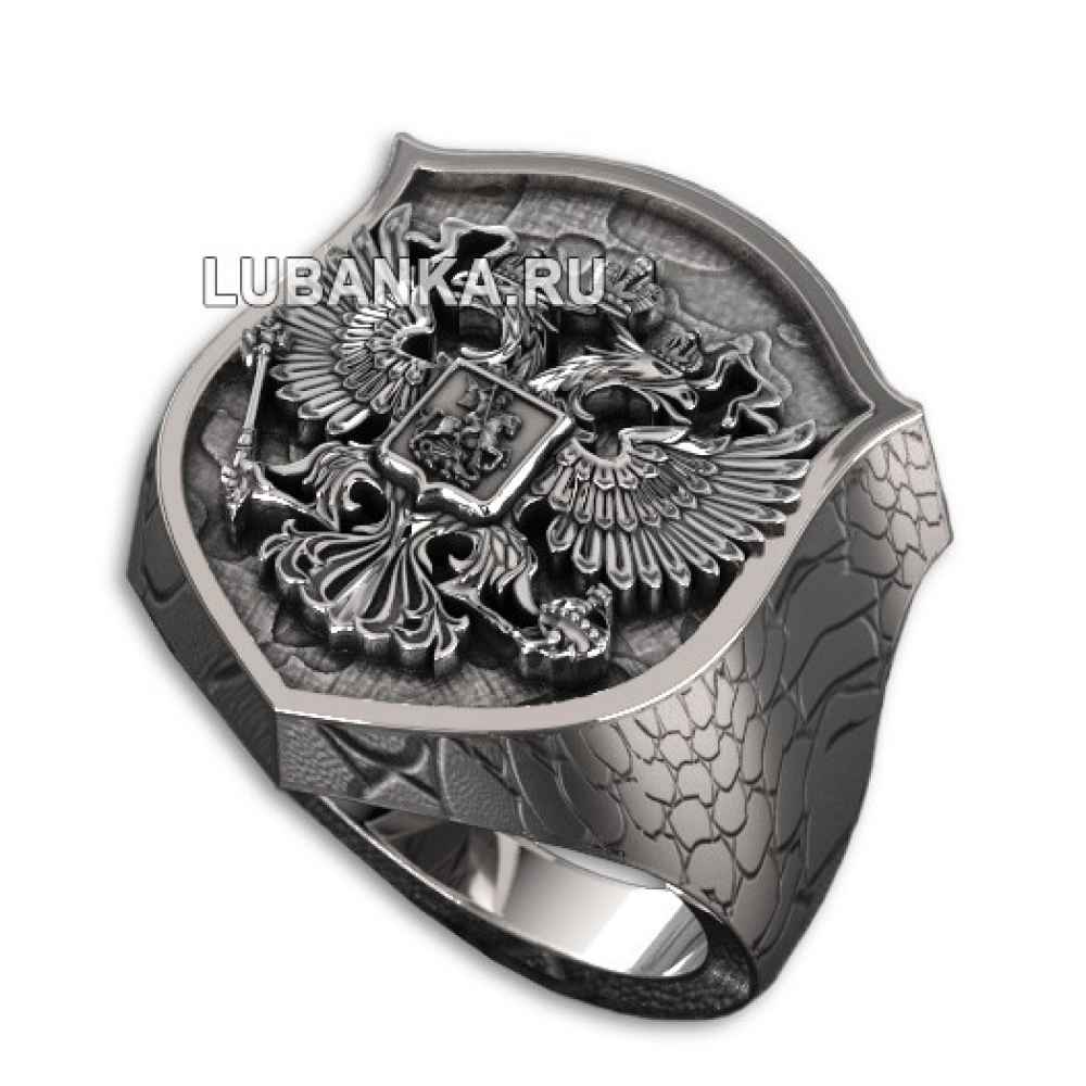 Перстень мужской «Герб России»